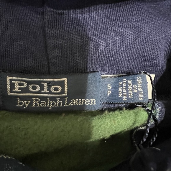 Polo Ralph Lauren Country Patchwork USA Flag Hoodie American Sportsman Sz Small - Picture 7 of 11